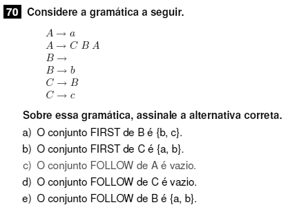 PosComp 2013 - Pergunta 70